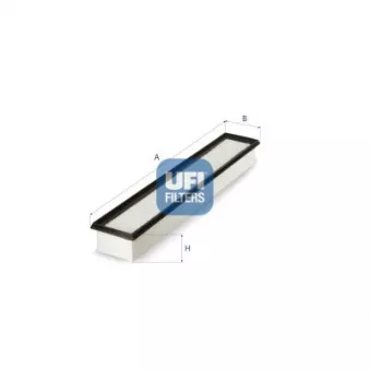Filtre, air de l'habitacle UFI 53.491.00