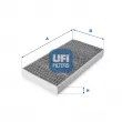 UFI 54.100.00 - Filtre, air de l'habitacle