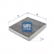 UFI 54.199.00 - Filtre, air de l'habitacle