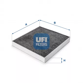 Filtre, air de l'habitacle UFI 54.219.00 pour AUDI A3 RS3 quattro - 400cv