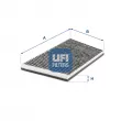 UFI 54.246.00 - Filtre, air de l'habitacle