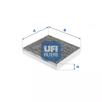 UFI 54.266.00 - Filtre, air de l'habitacle