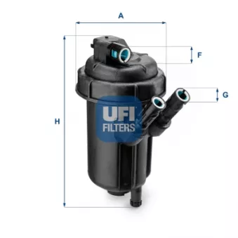 Filtre à carburant UFI OEM 813036