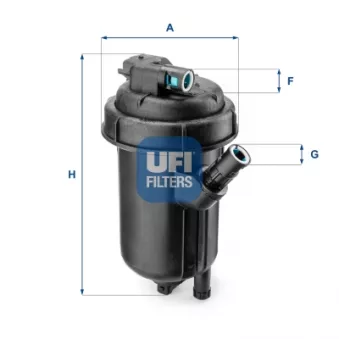 Filtre à carburant UFI OEM 813040