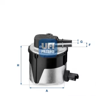 Filtre à carburant UFI OEM BFF8066