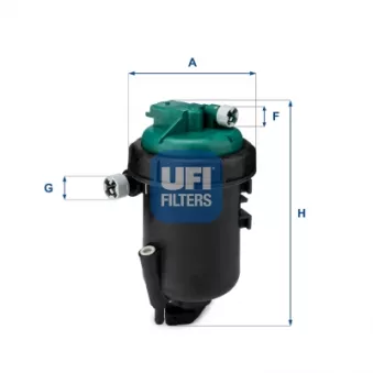 Filtre à carburant UFI OEM V40-0611