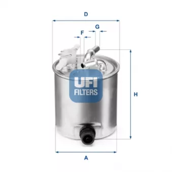 Filtre à carburant UFI OEM 8200619849