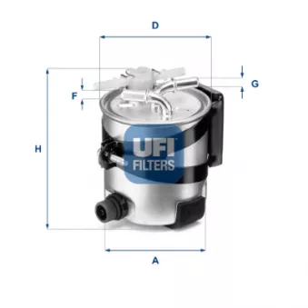 Filtre à carburant UFI OEM 180012