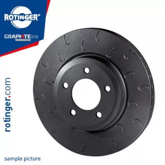 Jeu de 2 disques de frein avant ROTINGER OEM 96329364