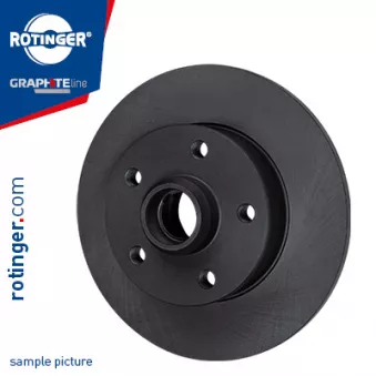 Jeu de 2 disques de frein arrière ROTINGER OEM 357615601