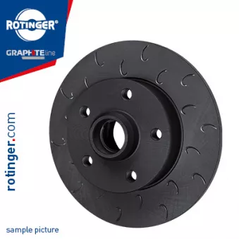 Jeu de 2 disques de frein arrière ROTINGER OEM 357615601