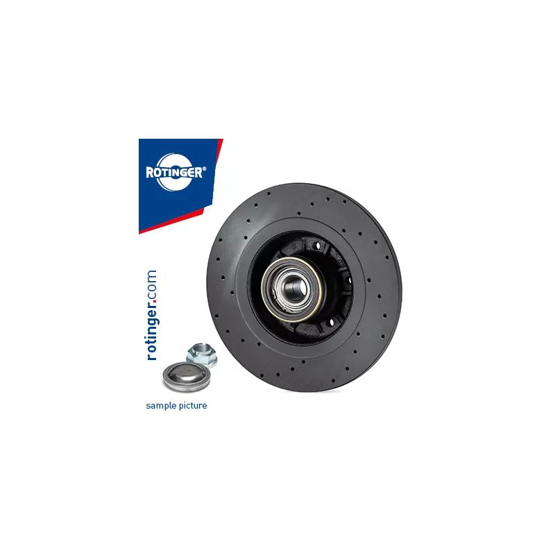 Jeu de 2 disques de frein arrière ROTINGER RT 3253BS-GL T3 - Visuel 1
