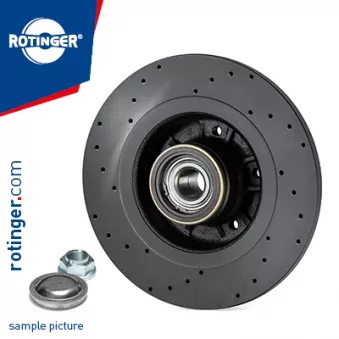 Jeu de 2 disques de frein arrière ROTINGER OEM 432001539R