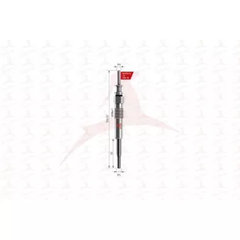 Bougie de préchauffage MEHA AUTOMOTIVE OEM 12237786869