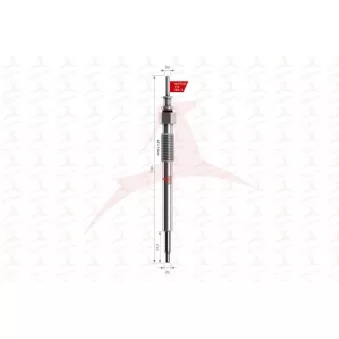 Bougie de préchauffage MEHA AUTOMOTIVE OEM 1214096
