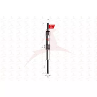 Bougie de préchauffage MEHA AUTOMOTIVE OEM 3671027000