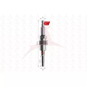 MEHA AUTOMOTIVE MH70185 - Bougie de préchauffage