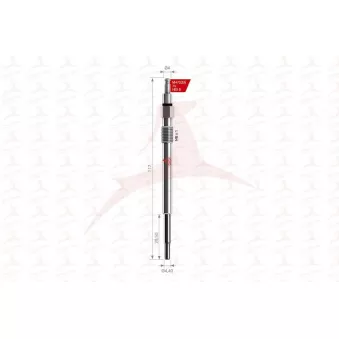 Bougie de préchauffage MEHA AUTOMOTIVE OEM N10579803