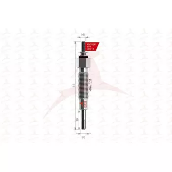 Bougie de préchauffage MEHA AUTOMOTIVE OEM 110657C000