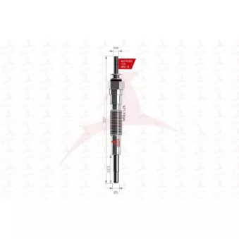 Bougie de préchauffage MEHA AUTOMOTIVE OEM WL0318601