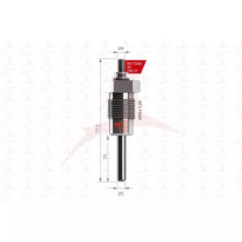MEHA AUTOMOTIVE MH70284 - Bougie de préchauffage