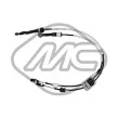 Metalcaucho 86100 - Tirette à câble, boîte de vitesse manuelle