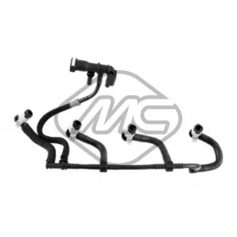 Tuyau, carburant de fuite Metalcaucho OEM 166714557R