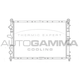 AUTOGAMMA 100018 - Radiateur, refroidissement du moteur