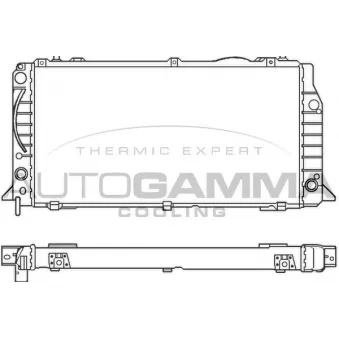 Radiateur, refroidissement du moteur AUTOGAMMA 100049