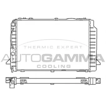 AUTOGAMMA 100052 - Radiateur, refroidissement du moteur