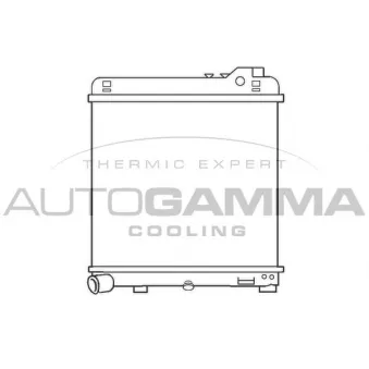 AUTOGAMMA 100094 - Radiateur, refroidissement du moteur