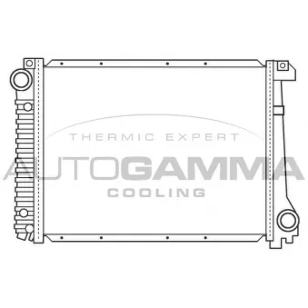 Radiateur, refroidissement du moteur AUTOGAMMA 100103
