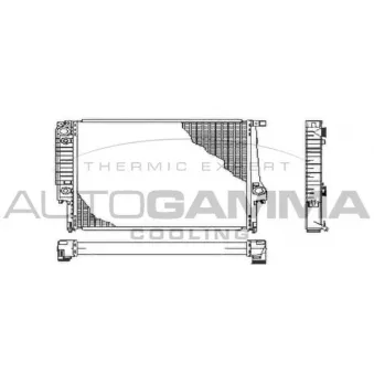 AUTOGAMMA 100107 - Radiateur, refroidissement du moteur