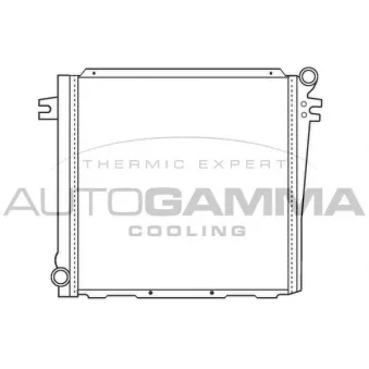 Radiateur, refroidissement du moteur AUTOGAMMA OEM 17111151790 Radiateur, refroidissement du moteur AUTOGAMMA OEM 17111151790