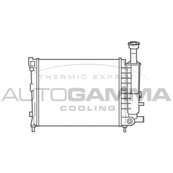 AUTOGAMMA 100148 - Radiateur, refroidissement du moteur