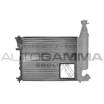 Radiateur, refroidissement du moteur AUTOGAMMA 100155