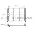 Radiateur, refroidissement du moteur AUTOGAMMA [100207]
