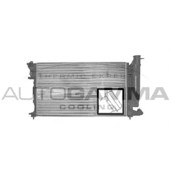 Radiateur, refroidissement du moteur AUTOGAMMA 100212