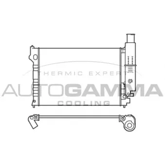 AUTOGAMMA 100215 - Radiateur, refroidissement du moteur