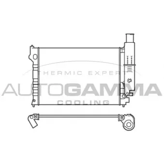 Radiateur, refroidissement du moteur AUTOGAMMA OEM 1301A1