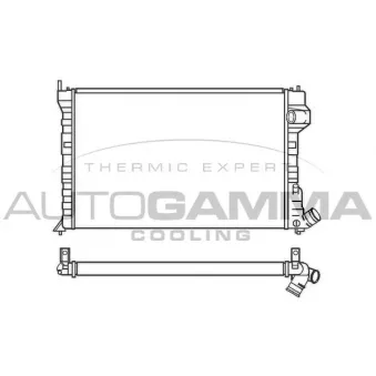 Radiateur, refroidissement du moteur AUTOGAMMA OEM 1331N3