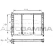 Radiateur, refroidissement du moteur AUTOGAMMA [100262]