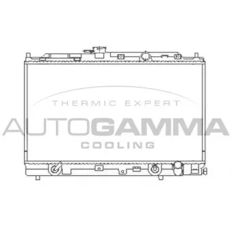 AUTOGAMMA 100415 - Radiateur, refroidissement du moteur