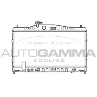 AUTOGAMMA 100427 - Radiateur, refroidissement du moteur