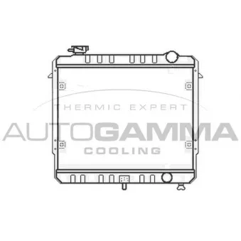 AUTOGAMMA 100442 - Radiateur, refroidissement du moteur