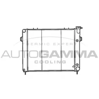Radiateur, refroidissement du moteur AUTOGAMMA 100443