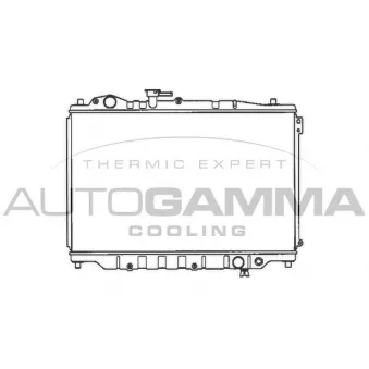 Radiateur, refroidissement du moteur AUTOGAMMA 100499