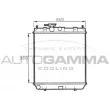 AUTOGAMMA 100627 - Radiateur, refroidissement du moteur