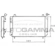 AUTOGAMMA 100642 - Radiateur, refroidissement du moteur
