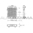 Radiateur, refroidissement du moteur AUTOGAMMA [100681]